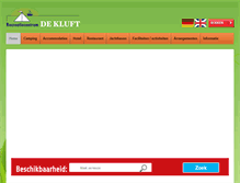 Tablet Screenshot of dekluft.nl